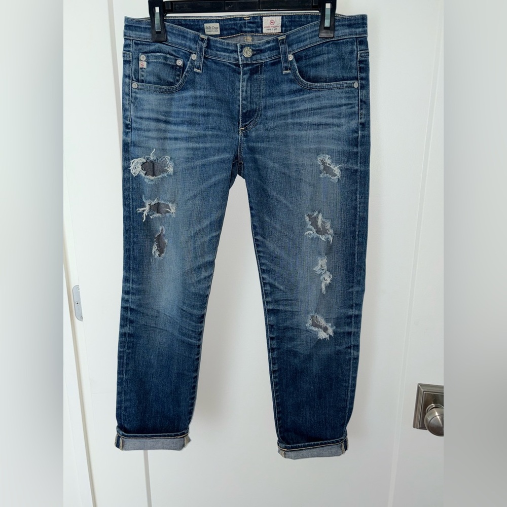Ag Adriano Goldschmied Stilt crop jeans sz 29 EUC